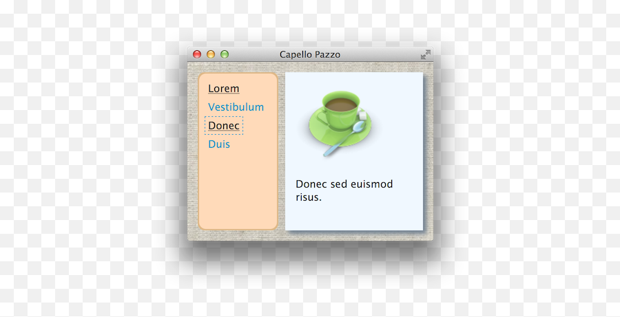 How To Have Menus Website Style Navigation Links In Java Emoji,Text For Teacup Emoticon