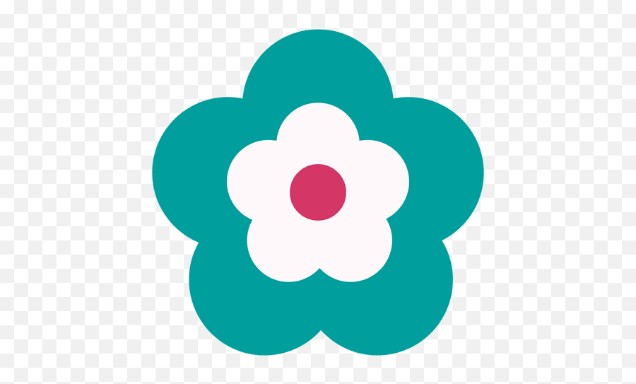 Turquoise Flower Icon Transparent Png U0026 Svg Vector Emoji,Flower Emoji All Systems