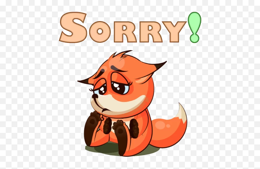 English Fox Telegram Stickers Emoji,Fox Emoticon