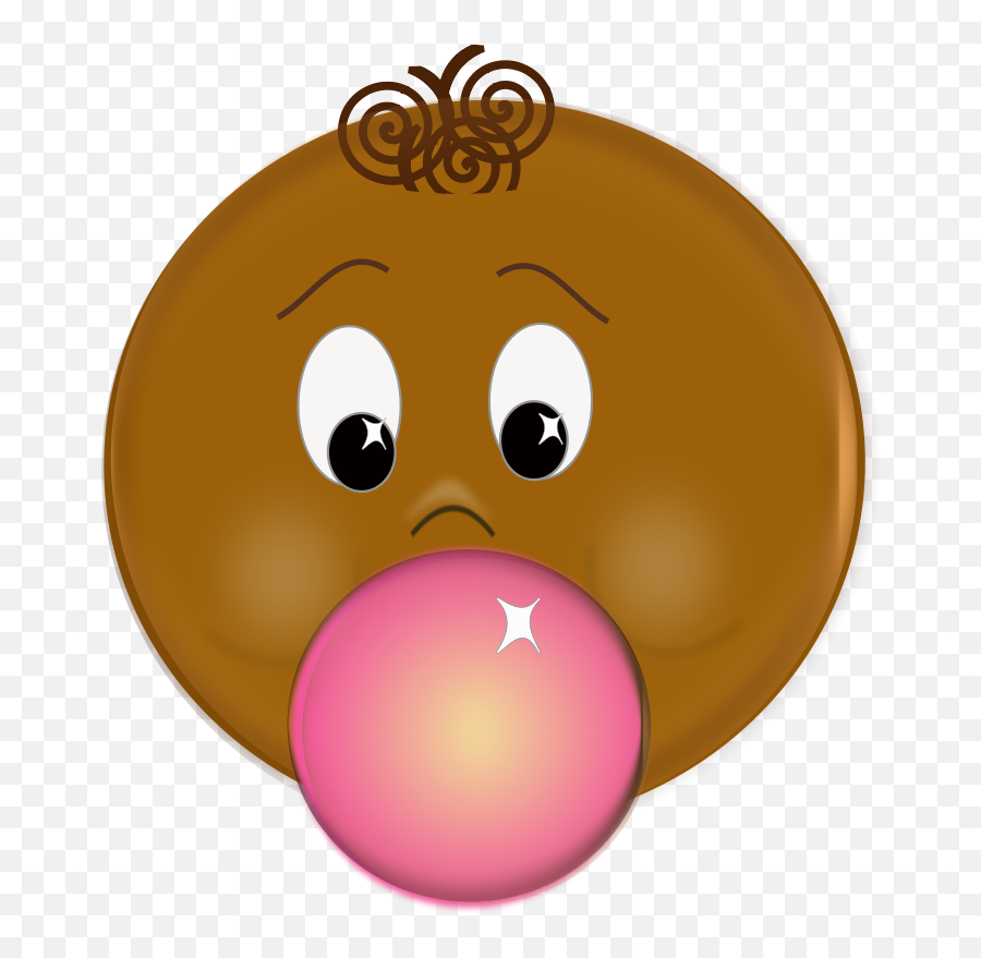 Bubble Gum Clipart - Transparent Bubble Gum Logo Emoji,Snooty Emoji