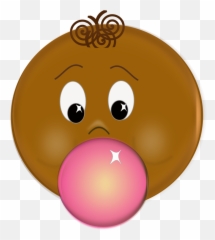 Bubble Gum Clipart - Transparent Bubble Gum Logo Emoji,Snooty Emoji