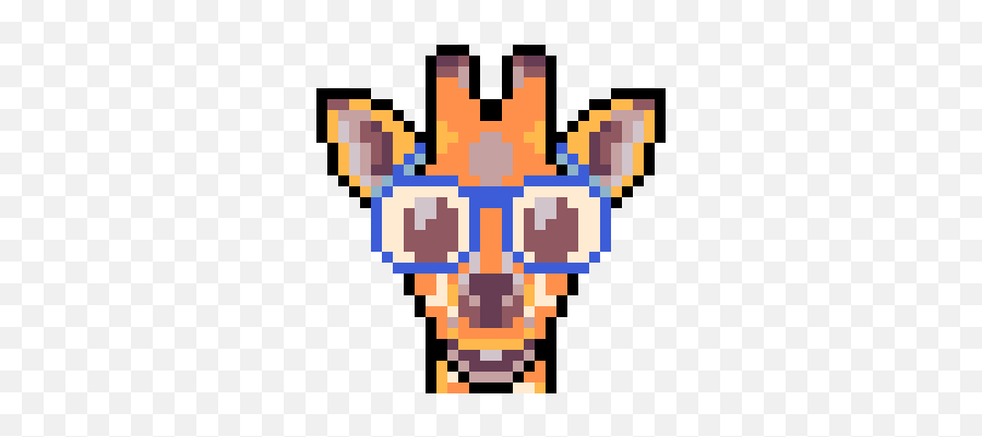 Giraffe Pixel Art Emoji For Discord And,Slack Emoji