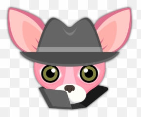 Pink Valentines Chihuahua Emoji - Costume Hat,Cowgirl Emoji