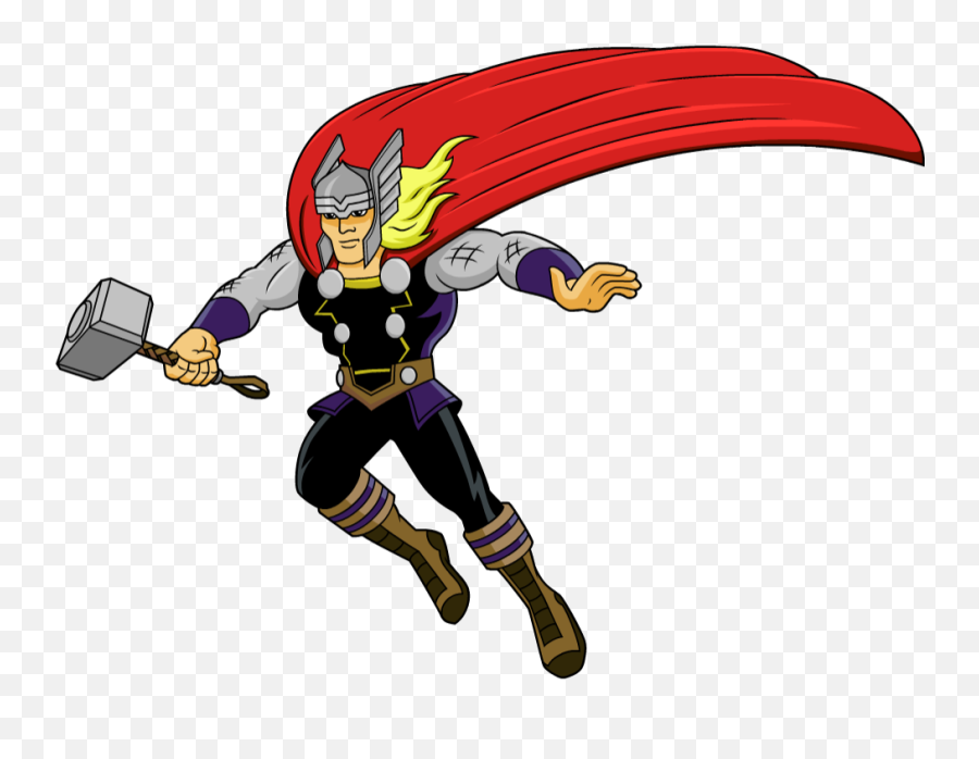 Thor Clipart Marvel Pencil And In Color - Phineas And Ferb Mission Marvel Thor Emoji,Avengers Emojis