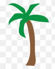 Palm Tree Clip Art Printable Free Clipart Images 5 - Clipartix Clip Art Cartoon Palm Trees Emoji,Palm Tree Emoji