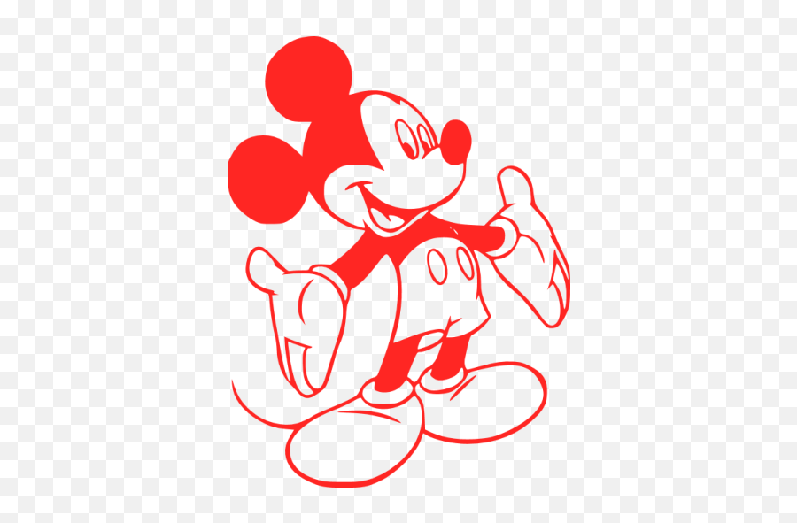 Mickey Mouse 014 Icons - Mickey And Friends Emoji,Mickey Mouse Emoticon Text