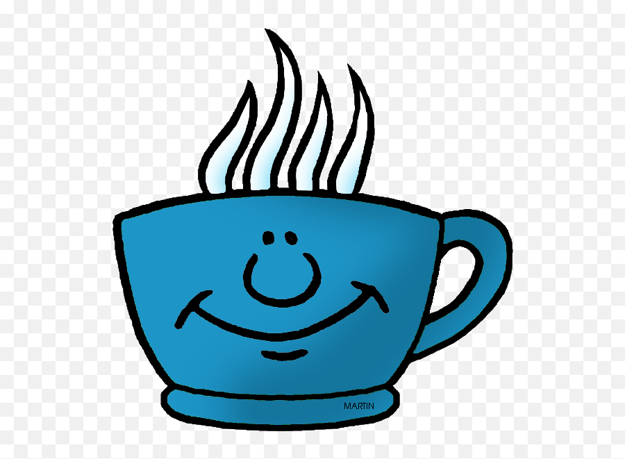 Blue Coffee Cup Clipart - Clip Art Library Happy Emoji,Cup Emoticon