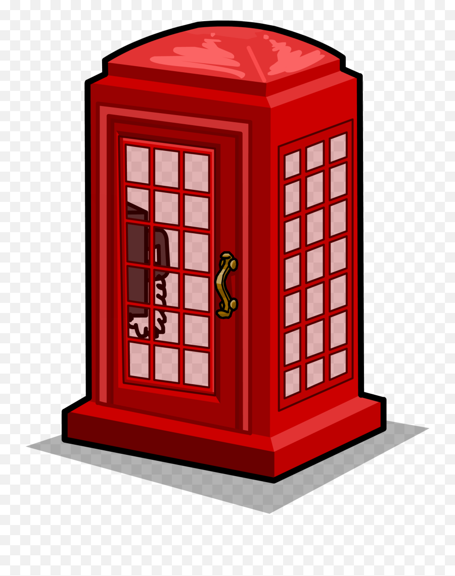 London Clipart Red Telephone Box Emoji,Phone Booth Emoji