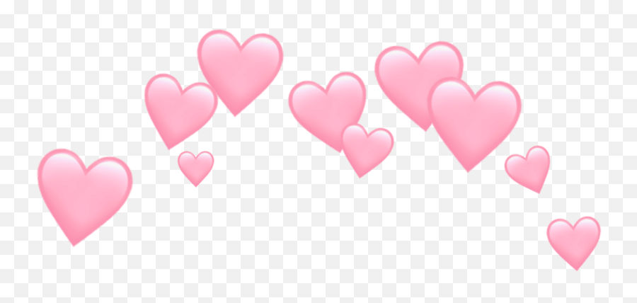 Heart Hearts Crown Emoji Emojis Tumblr - Heart Emoji Transparent Blue,Crown Emoji