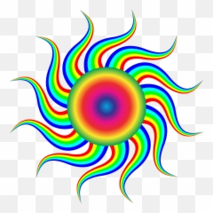 Waves Clipart Sun Waves Sun - Portable Network Graphics Emoji,Sun Lightbulb Hand Emoji