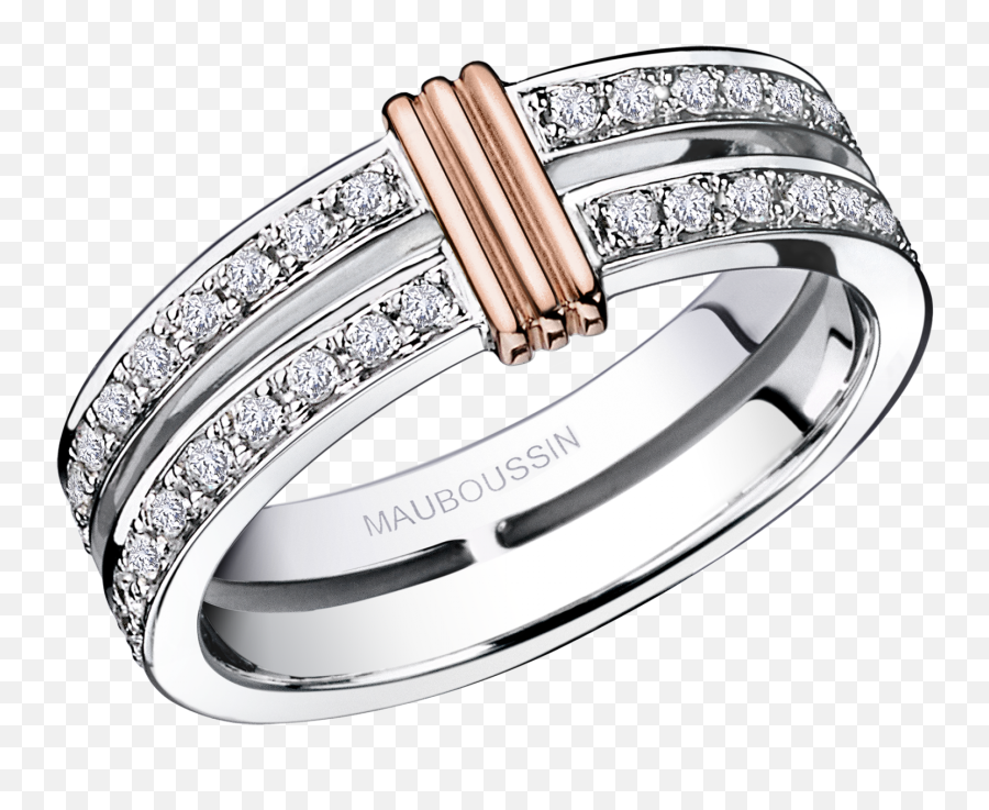 Mauboussin Wedding Band Subtile - Alliance Femme Or Rose Emoji,Emotion Divine De Mauboussin