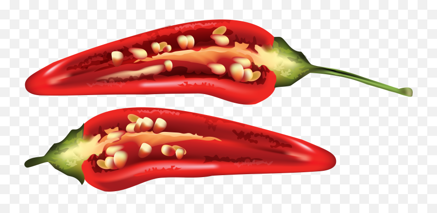 Free Serrano Pepper Cliparts Download - Half Pepper Png Emoji,Chili Pepper Emoji