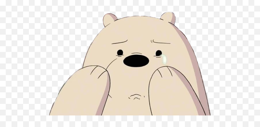 Wearebears Bears Instagram Sad Sticker - Crying Images Sad Cartoon Emoji,Sad Panda Emoji
