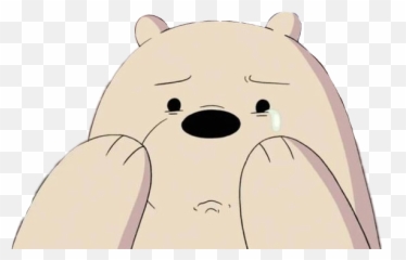Wearebears Bears Instagram Sad Sticker - Crying Images Sad Cartoon Emoji,Sad Panda Emoji