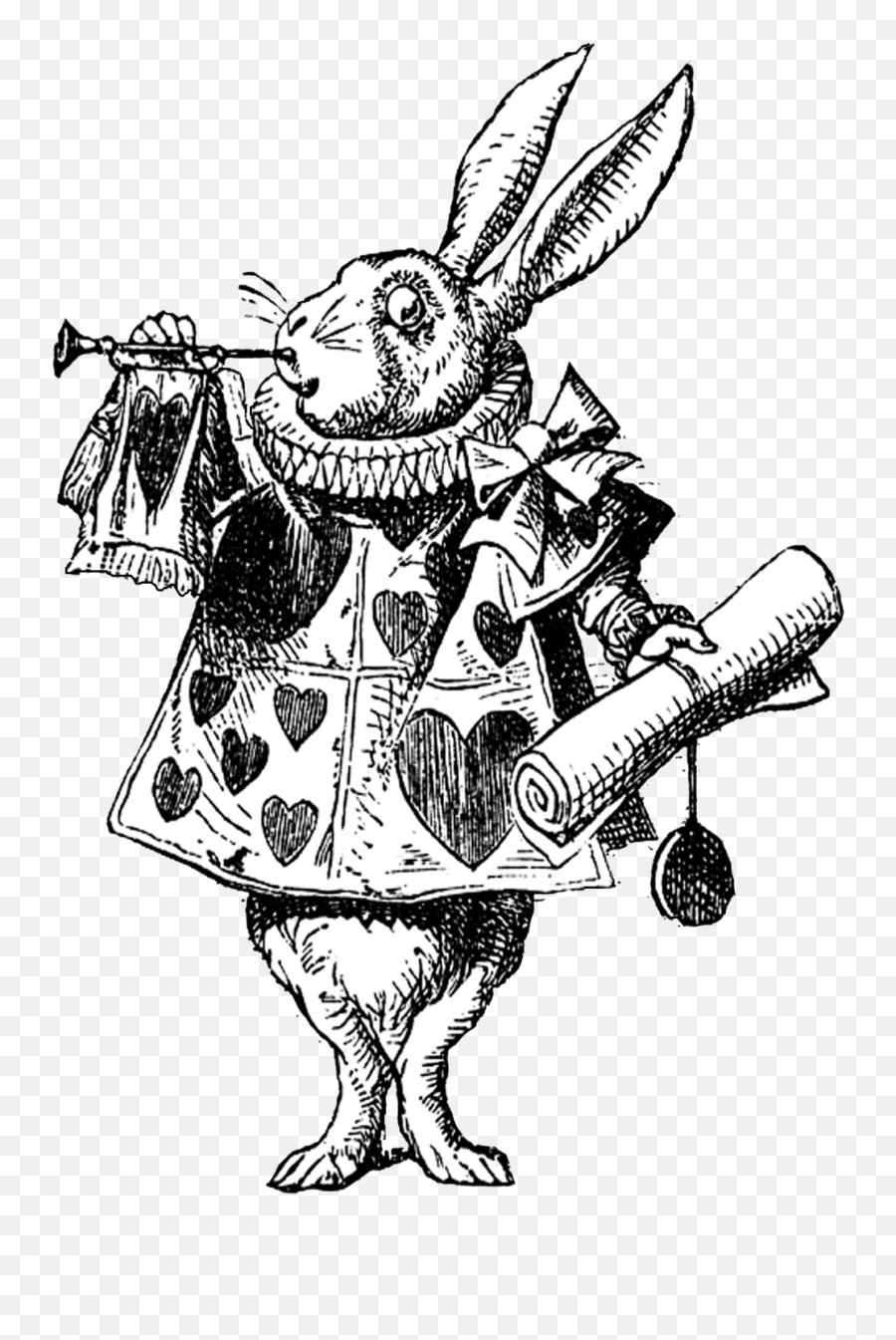 White Rabbit Alice In Wonderland - White Rabbit Alice In Wonderland Vintage Emoji,Alice Syfy Emotions Tea Shop
