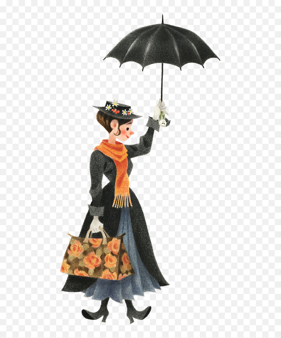 Mary Poppins Mary Poppins Nanny Disney Film Movie Png - Mary Poppins Birthday Card For Mum Emoji,Disnet Movie About Emotions