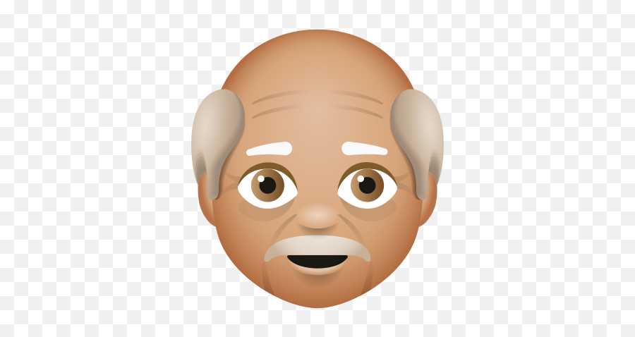 Old Man Medium Skin Tone Icon - Free Old Man Emoji,Emoji Hair Remover