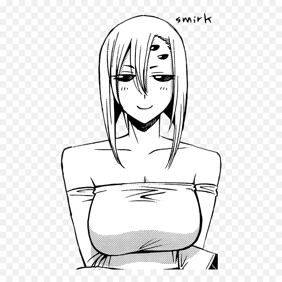 Rachnee Smirks - Smug Monster Musume Rachnera Emoji,Girl Emotion How To Draw