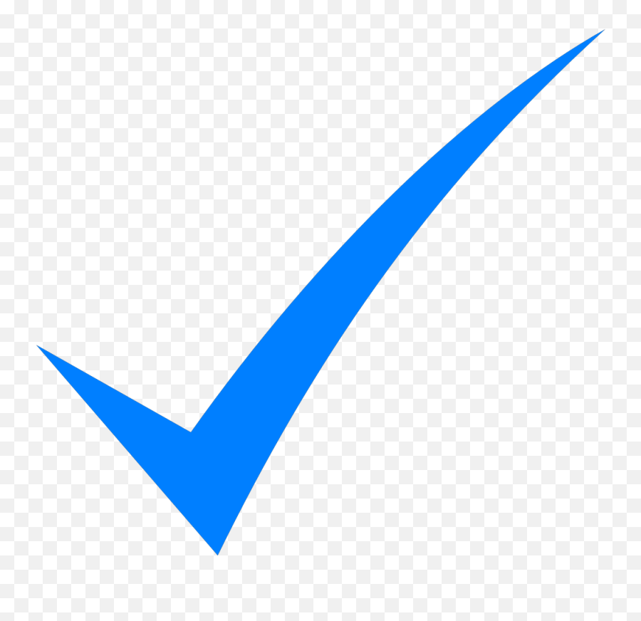 Check Mark Logos - Blue Check Mark Png Emoji,Blue Check Mark Emoji