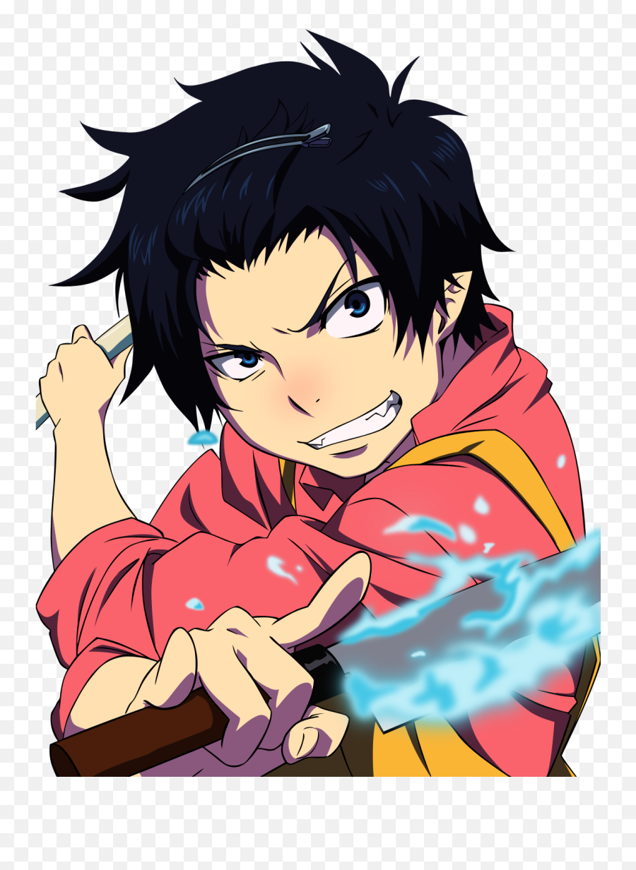 Kenshin Suzuki - Cute Blue Exorcist Rin Okumura Emoji,Boku No Hero Academia Emoticons