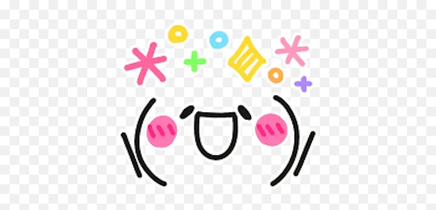 Kawaii Emoji Whatsapp Stickers - Stickers Cloud Illustration,Anime Emoticons