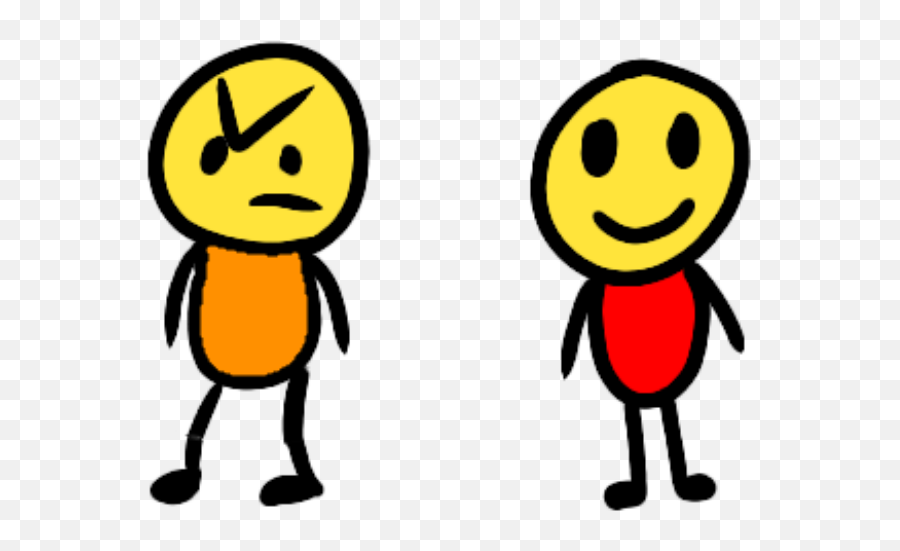 Mr Happy U0026 Mr Not Happy The Shadow Realm Wiki Fandom - Happy Emoji,Emoticon Looking Left And Right
