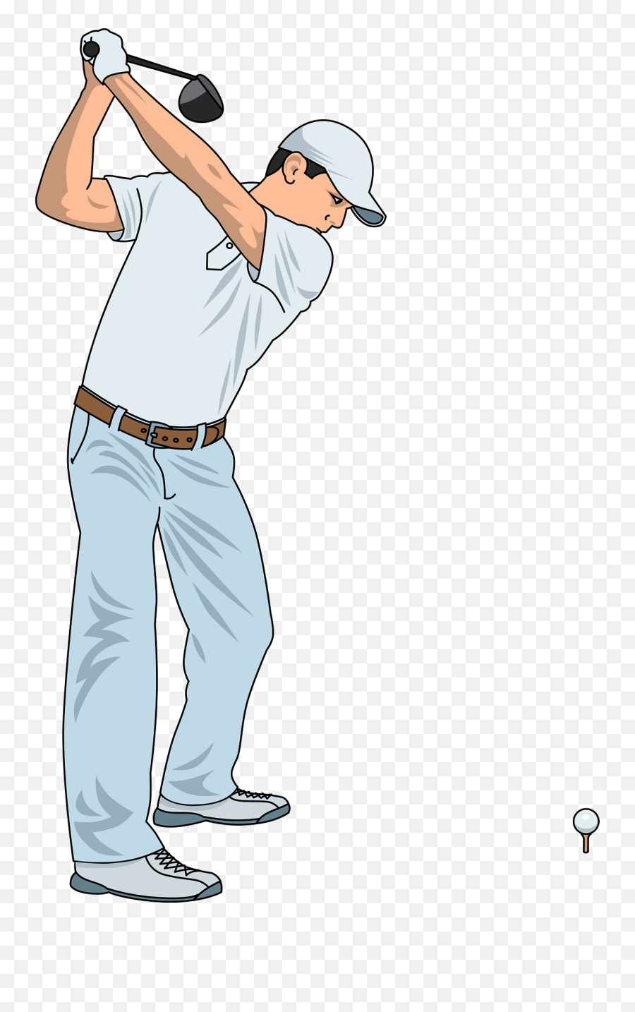 Golf Clipart - Golf Player Clipart Png Emoji,Golf Course Lady Emojis