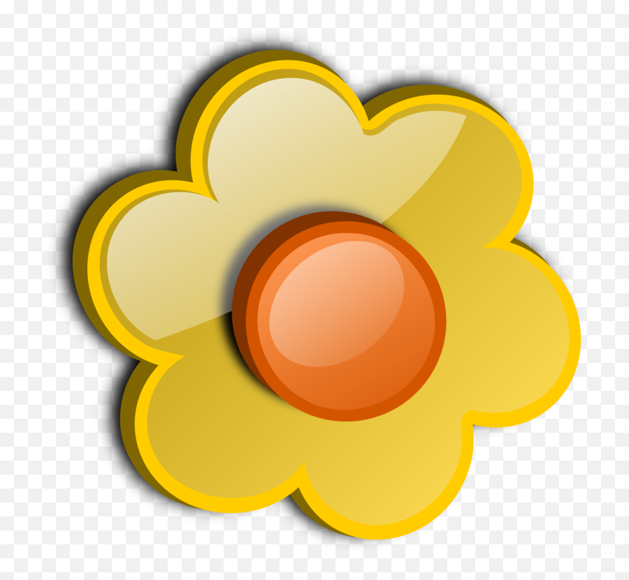 Flower Petal Symbol Png Clipart - 3d Flower Clipart Png Emoji,Flower Emoji For Computer