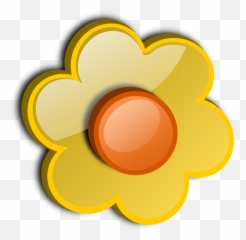 Flower Petal Symbol Png Clipart - 3d Flower Clipart Png Emoji,Flower Emoji For Computer