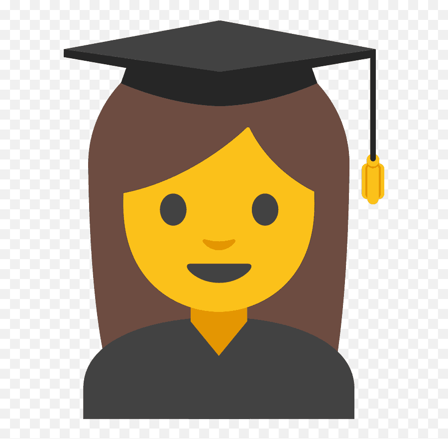 Woman Student Emoji Clipart - Emoji De Mujer Graduada,Education Emoji Vector -shutterstock -istockphoto -gettyimages