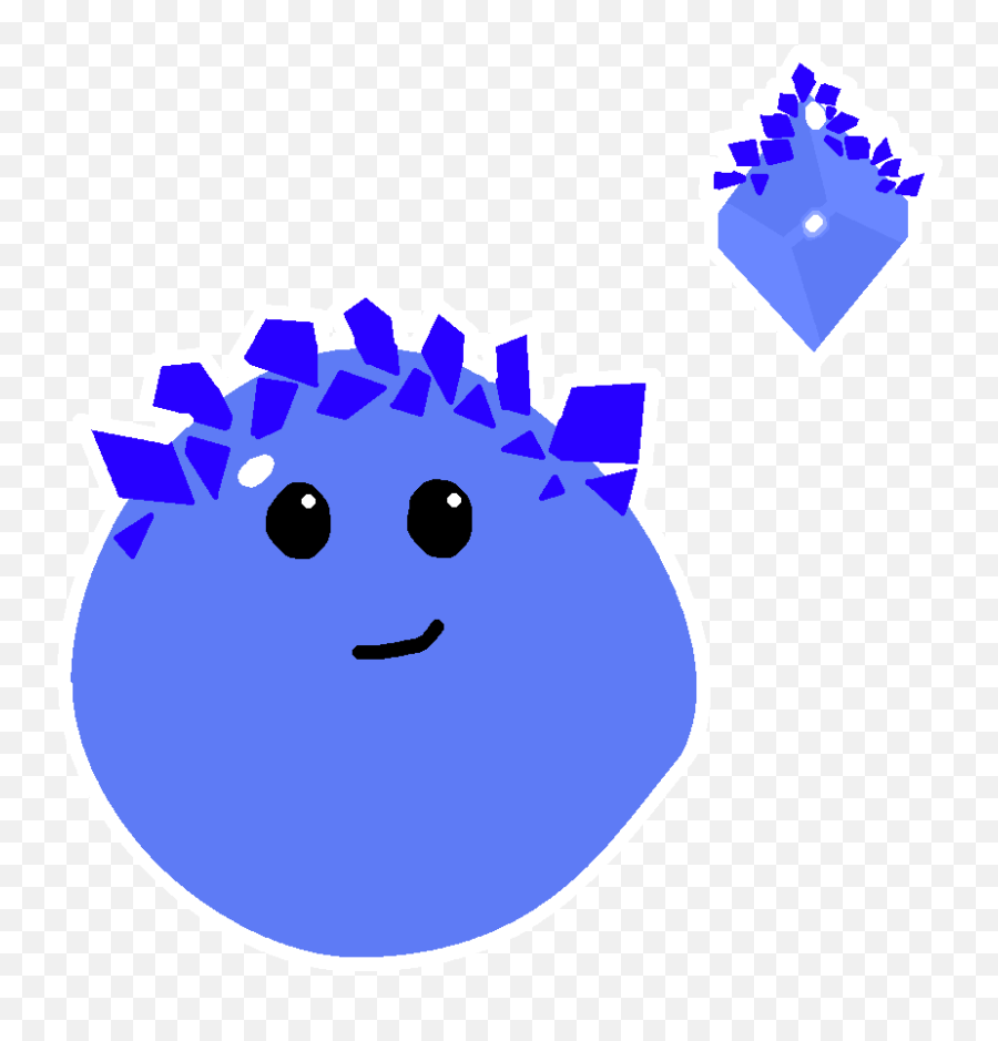 Azurite Slime - Gun Hill Emoji,Agitated Emoticon