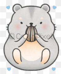 Sticker Maker - Hamsterlove Syrian Hamster Grey Hamster Cartoon Emoji,Hamaster Emoji
