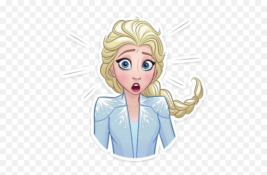 Frozen Sticker Pack - Stickers Cloud Elsa Emotions Emoji,Frozen By Emoji