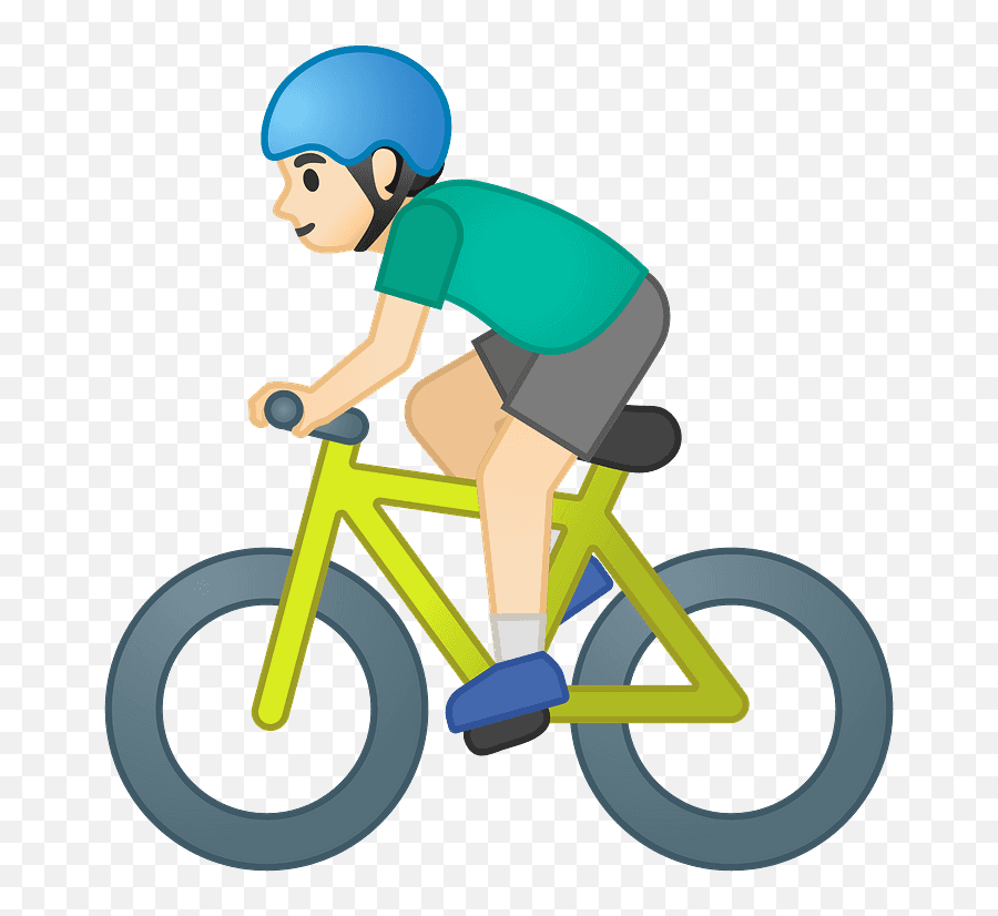 Man Biking Emoji Clipart Free Download Transparent Png - Emoticon Bicicleta,Emoji Land