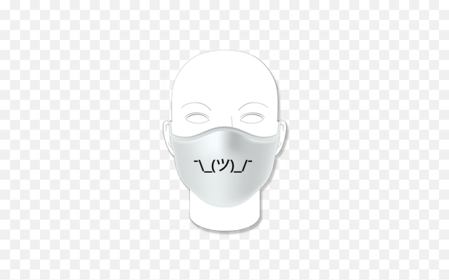 Shrug Emoticon Mundmaske Emoji,Shrug Emoticon Katakana