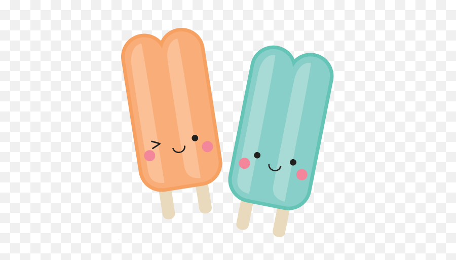 Cute Popsicles Svg Scrapbook Cut File Cute Clipart Files For Emoji,Popsicle Emoticon Facebook
