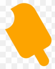 Orange Ice Cream Icon - Free Orange Food Icons Horizontal Emoji,Ice Cream Sun Cloud Emoji