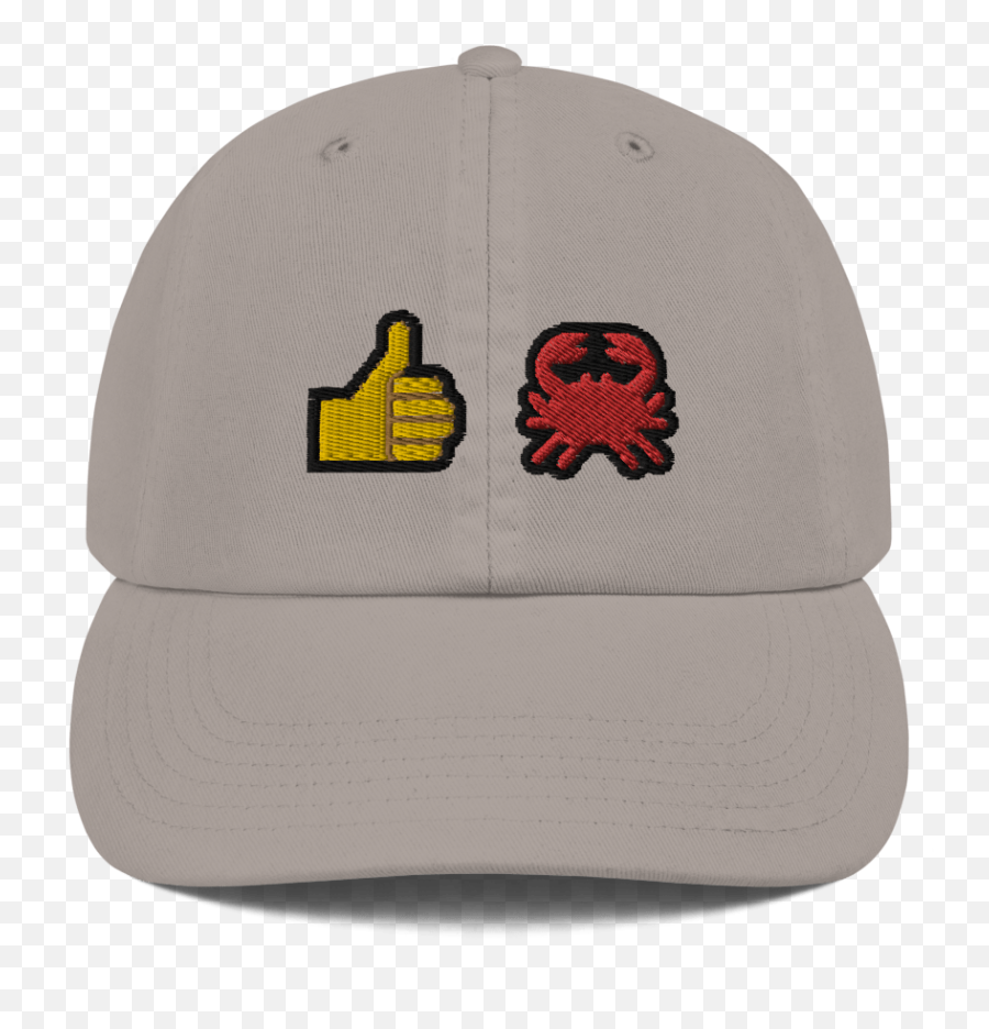 Goodcrab X Champion Dad Hat Emoji,Cap Emojio