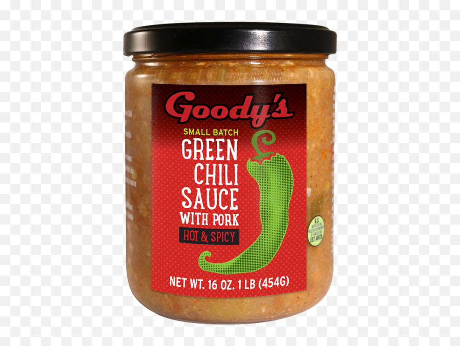 Goody Small Batch Green Chili Sauce With Pork 16 Oz Emoji,Chile Emoji