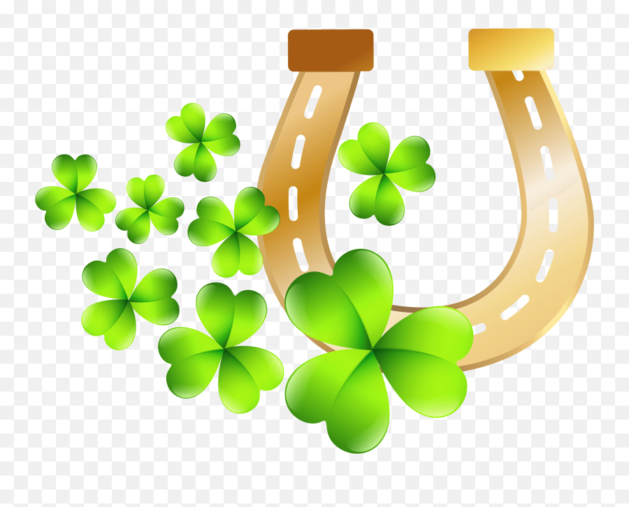 St Patricks Day Horseshoe Png Clip Art - Clip Art St Day Emoji,St Patrick's Day Emoji