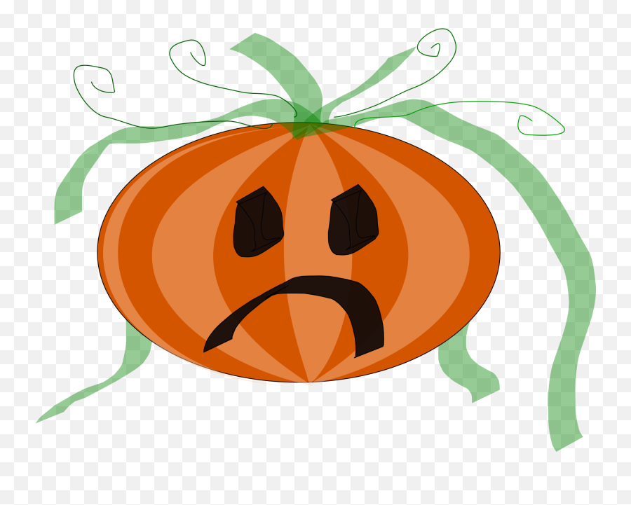 Pumpkin Halloween Decorated Face Drawing - Sad Pumpkins Clipart Free Coloring Emoji,Pumpkin Emotions
