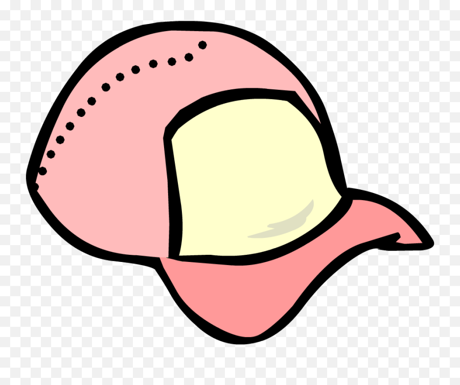 Club Penguin Hat - Clip Art Library Club Penguin Ball Cap Emoji,Pink Hat Emoji