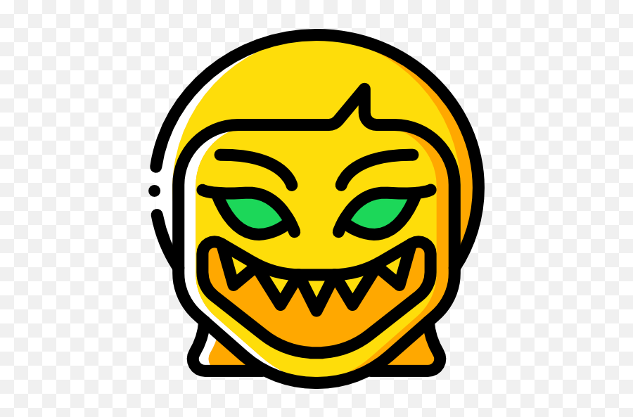 Demônio - Wide Grin Emoji,Emoticons De Bruxas