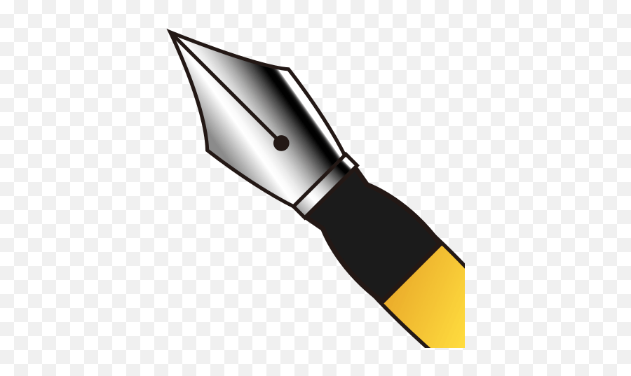 Black Nib Id 12927 Emojicouk - Cartoon Image Of Nib,Black Animated Emoticons