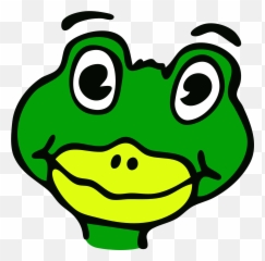 Frog Funny Amphibian Drawing - Cartoon Lizard Head Transperant Emoji,Funny Animals Emotions