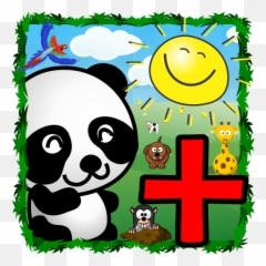 Math Animals - Cute Panda Painting Emoji,Emoticon Eggroll