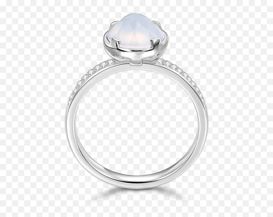Semi - Precious Stone Eternity Ring With Silver Rings Solid Emoji,Five Below Emoji Pillows