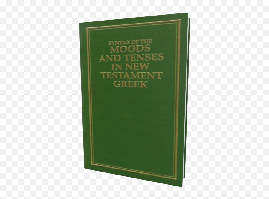 Syntax Of The Moods And Tenses In New Testament Greek - Horizontal Emoji,Moods & Emotions Book Set