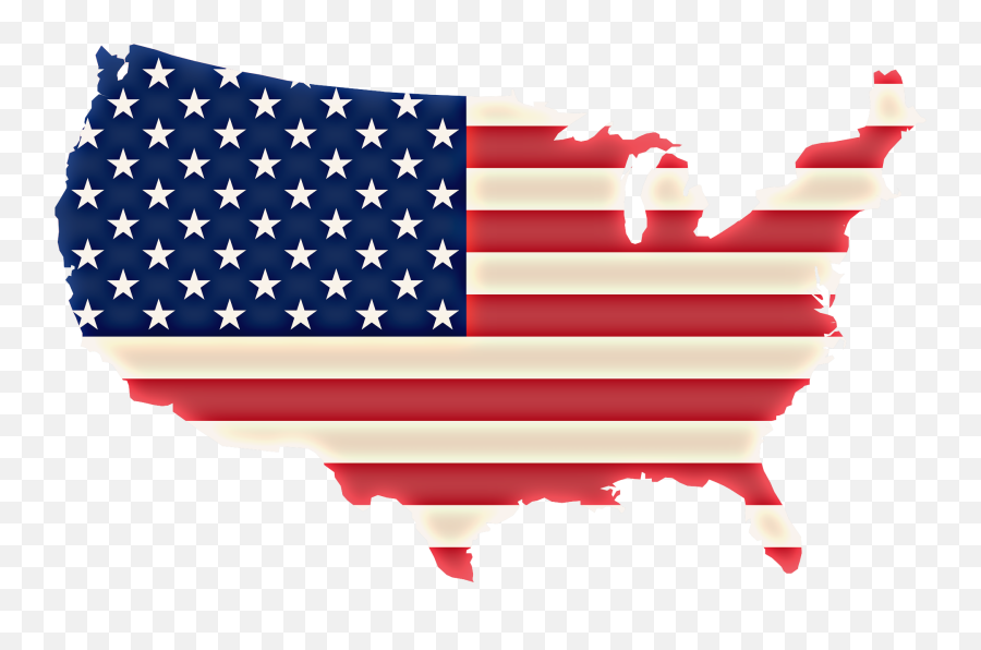 Stickers Free America Flag Sticker - America Outline With Flag Emoji,Holiday Emoji Stickers Free