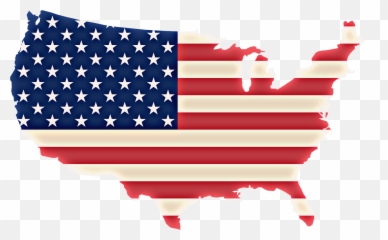 Stickers Free America Flag Sticker - America Outline With Flag Emoji,Holiday Emoji Stickers Free